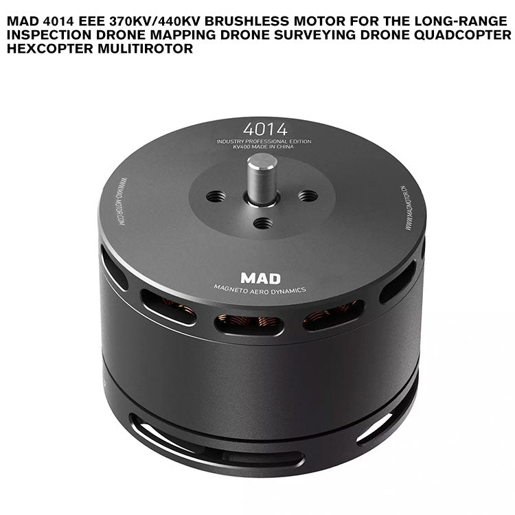 MAD 4014 IPE Brushless Motor For The Long-Range Inspection Drone Mapping Drone Surveying Drone Quadcopter Hexcopter Mulitirotor MAD 4014 IPE Brushless Motor For The Long-Range Inspection Drone Mapping Drone Surveying Drone Quadcopter Hexcopter Mulitirotor